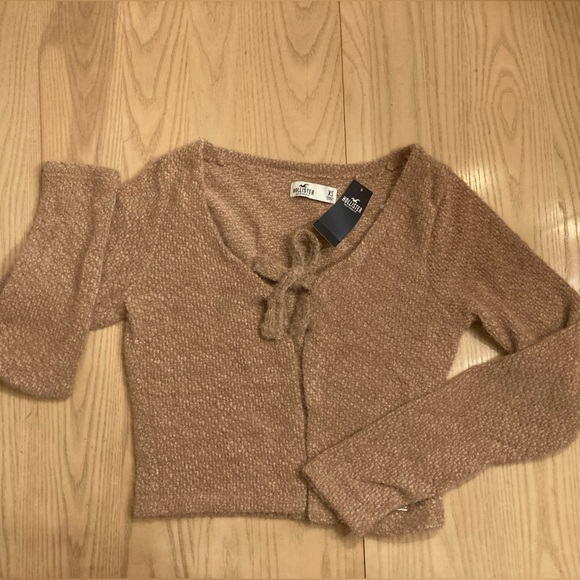 NWT Hollister Caramel-Colored Cardigan - Picture 2 of 5